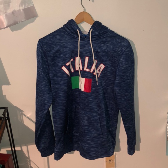 Sweaters - Italy blue sweatshirt